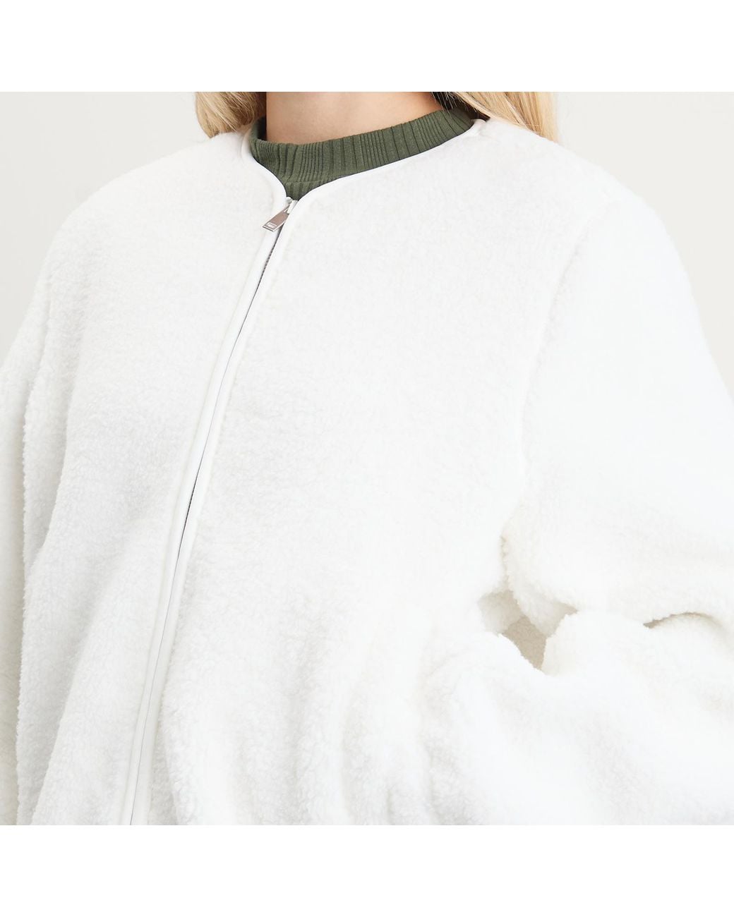 Samsøe & Samsøe White Saautumn Fleece Jacket