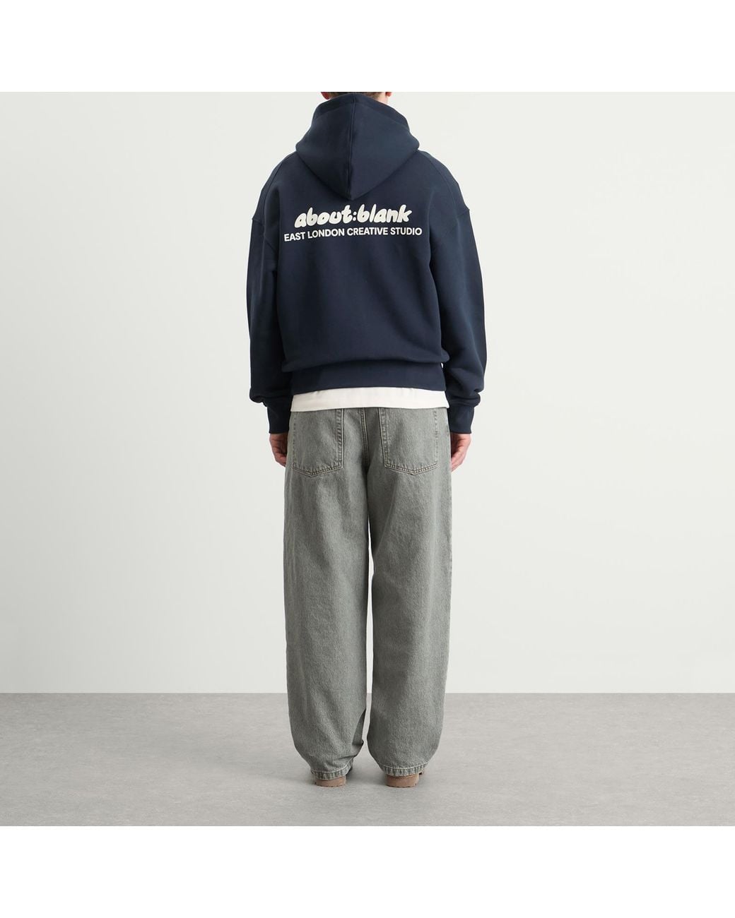 About Blank Blue Presented By End. Zev Zip Hoodie for men