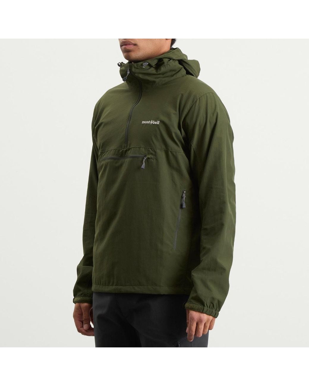Montbell Green O.D. Anorak for men