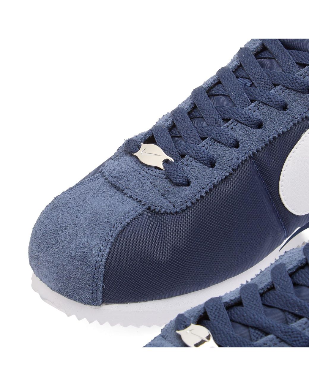 cortez nike blue and white