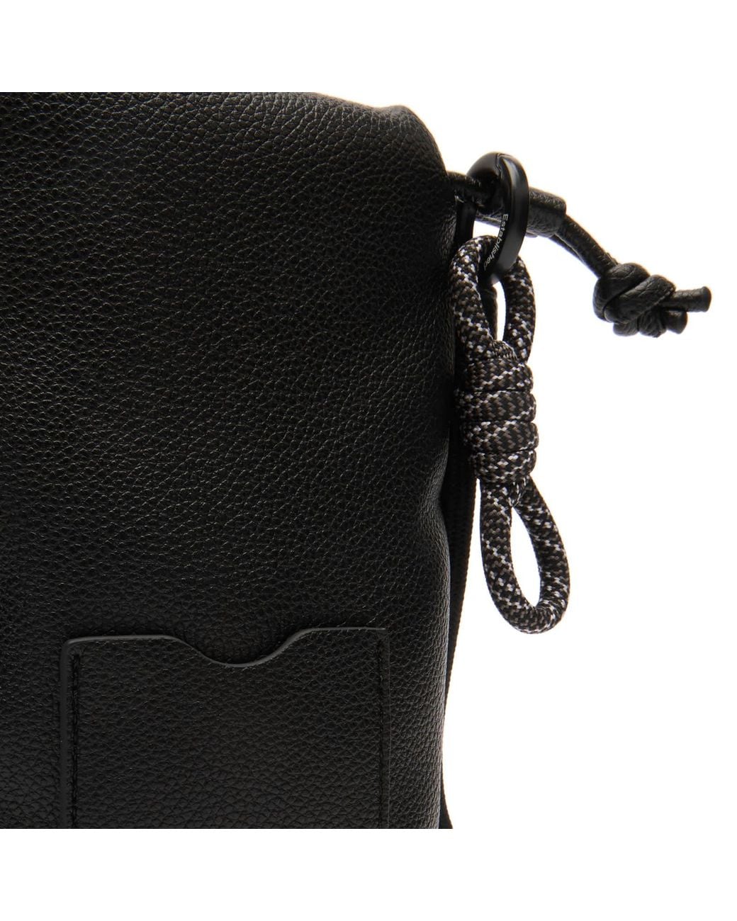 F/CE Tech Leather Map Pochette Bag in Black | Lyst