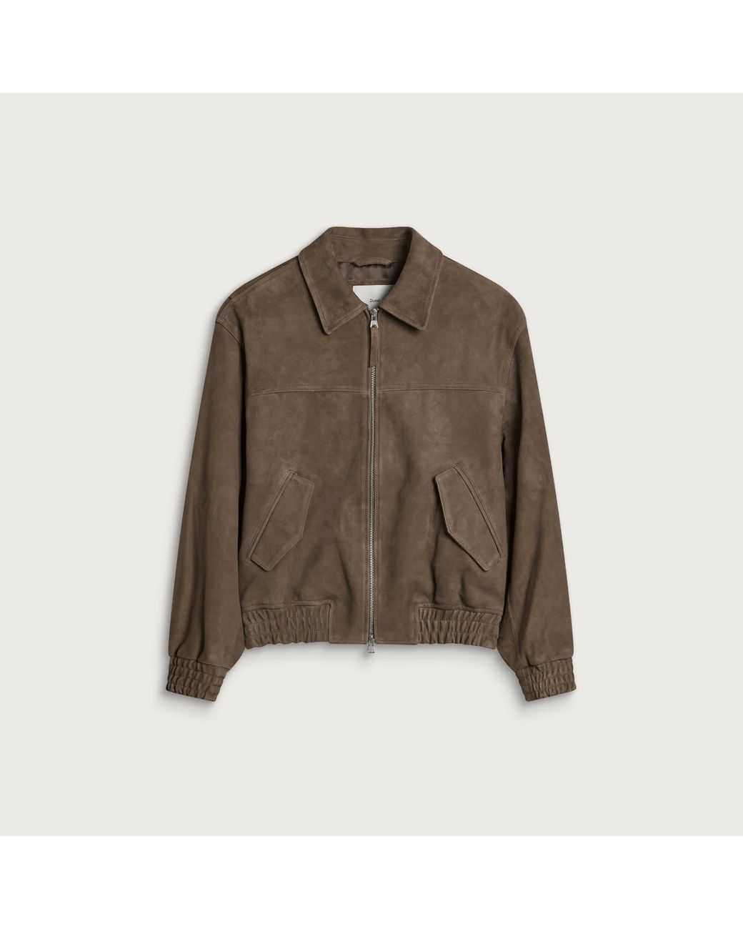 DUNST Brown Refined Suede Blouson