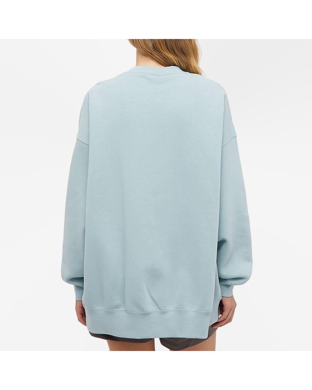 Nike essential fleece crew oversized sweatshir hotsell
