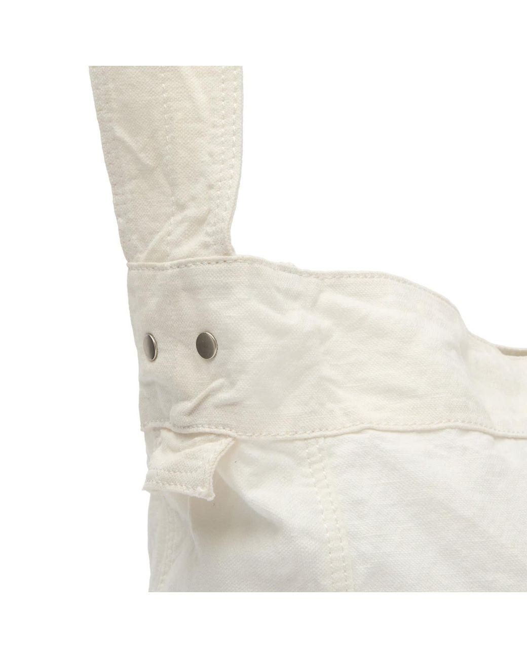 NOTHING WRITTEN White Linen Cross Body Bag