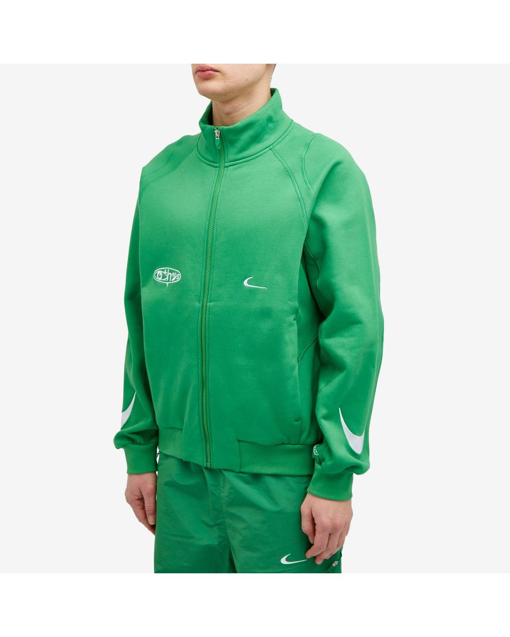 Nike X Off-white Mc Track Jacket in Green for Men | Lyst Canada