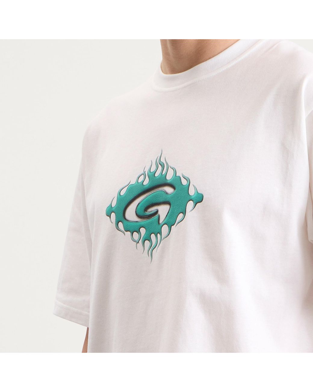 Gramicci White Flames T-Shirt for men