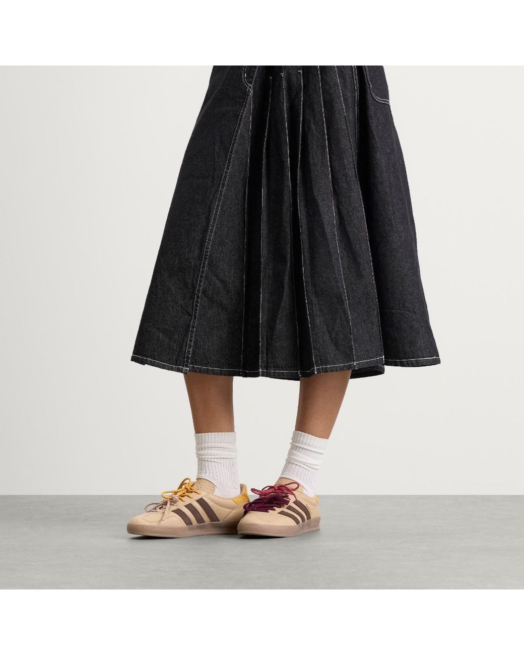 Adidas Brown Gazelle Indoor Double Lace Sneaker
