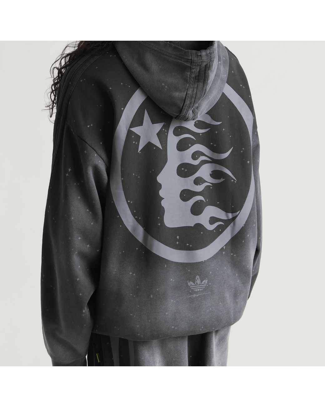 Adidas Black X Hellstar Hoodie for men