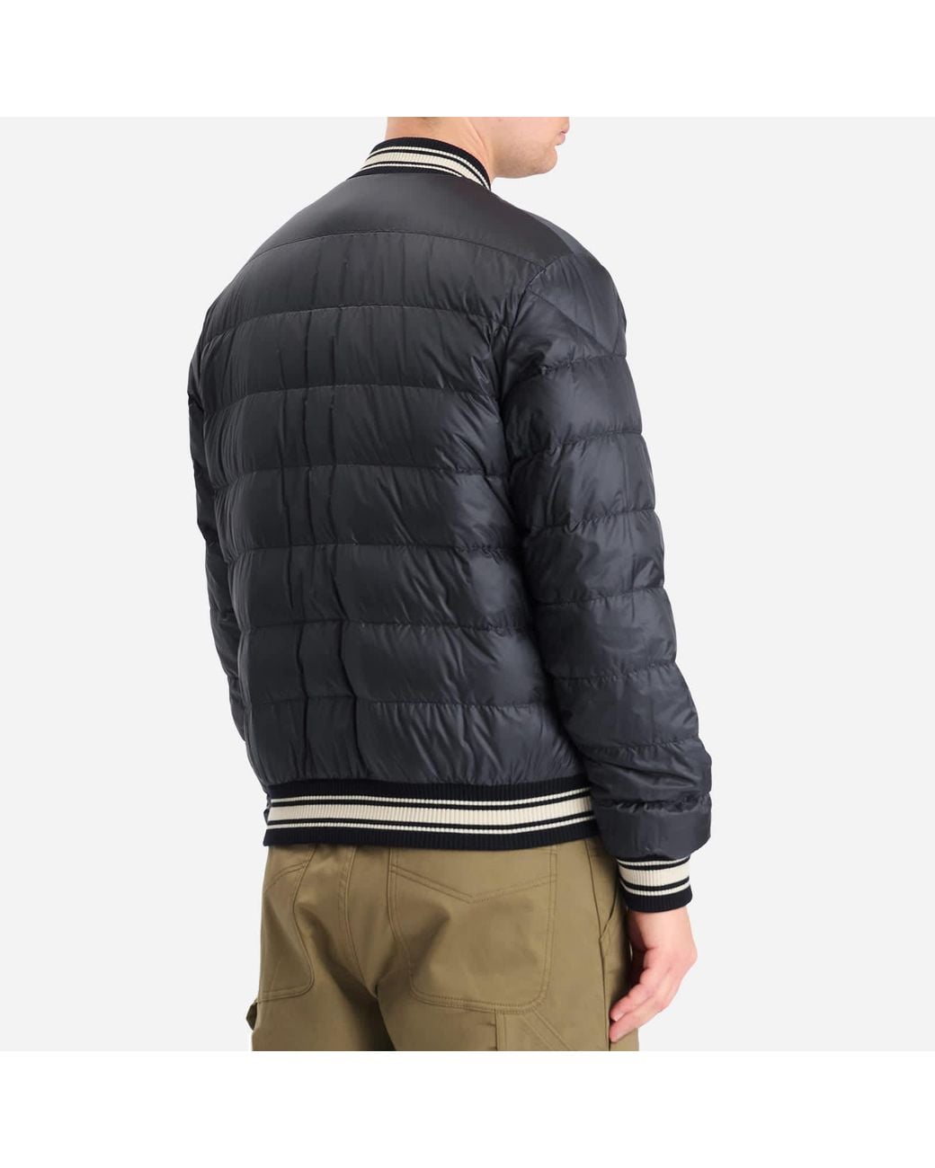 Moncler Black Vennes Bomber Jacket for men