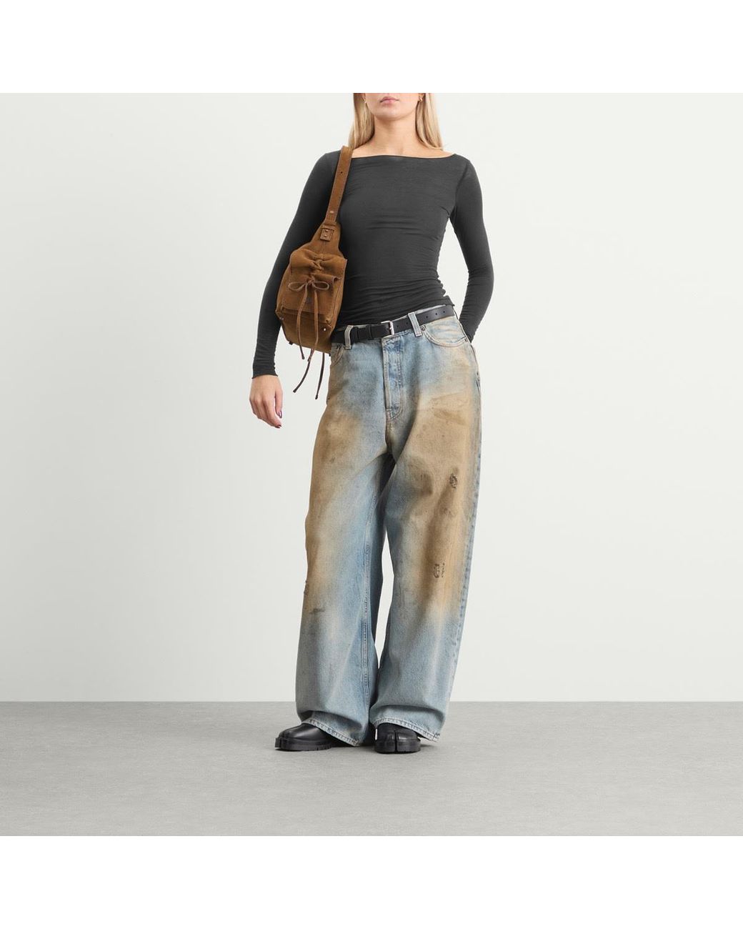 Acne Blue Loose Fit Jeans