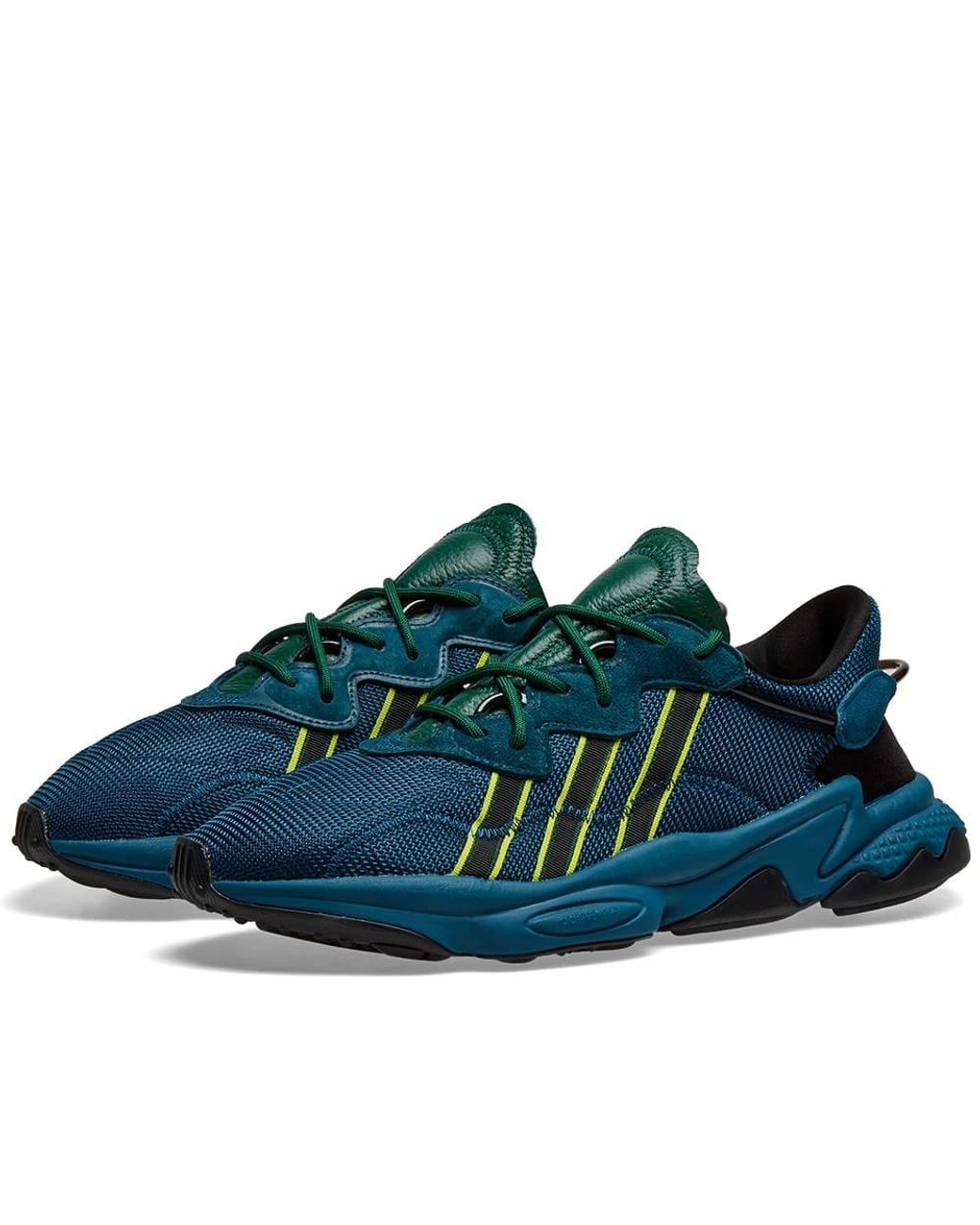 adidas Leather X Pusha T Ozweego in Blue for Men - Lyst