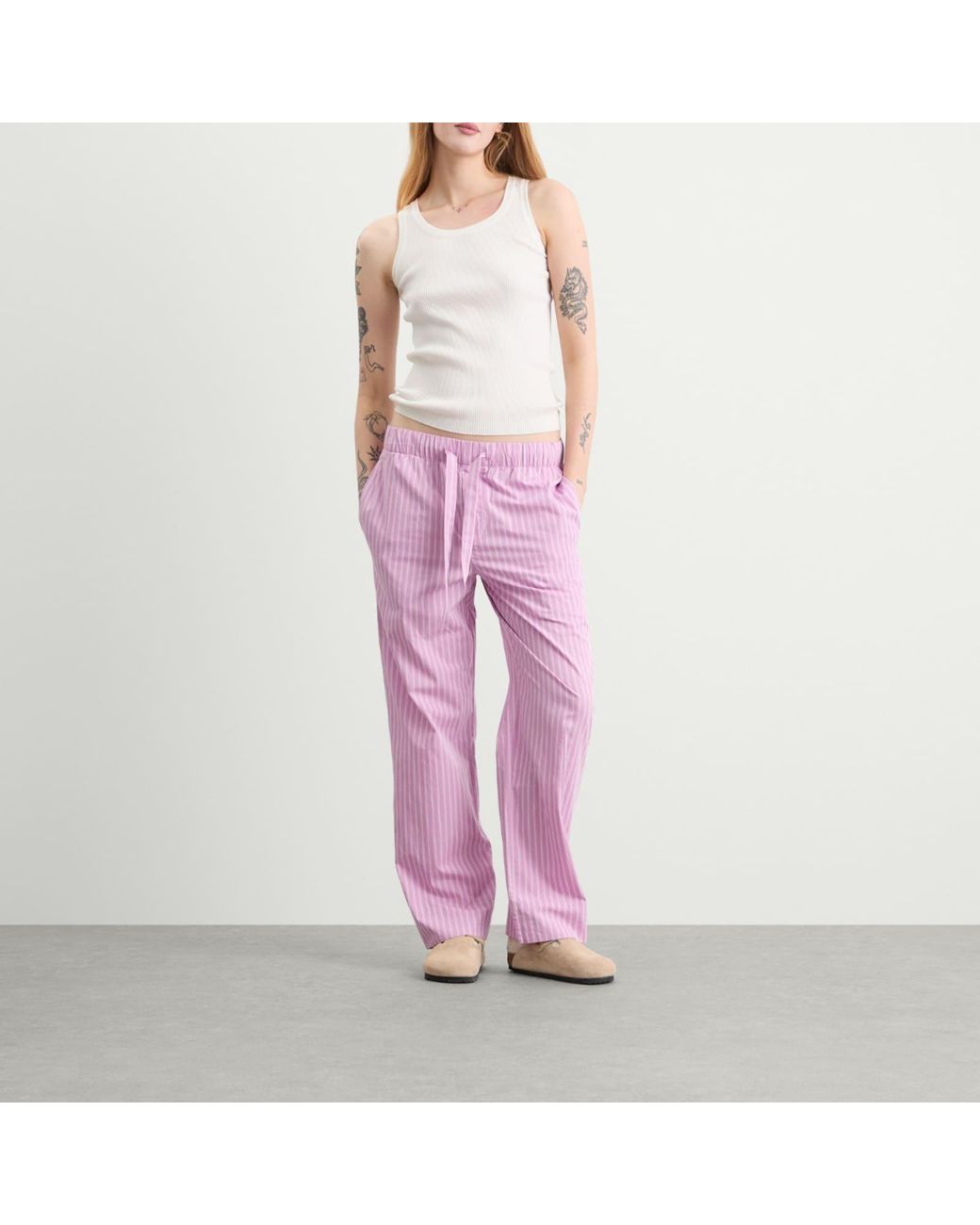 Tekla Pink Sleep Pant