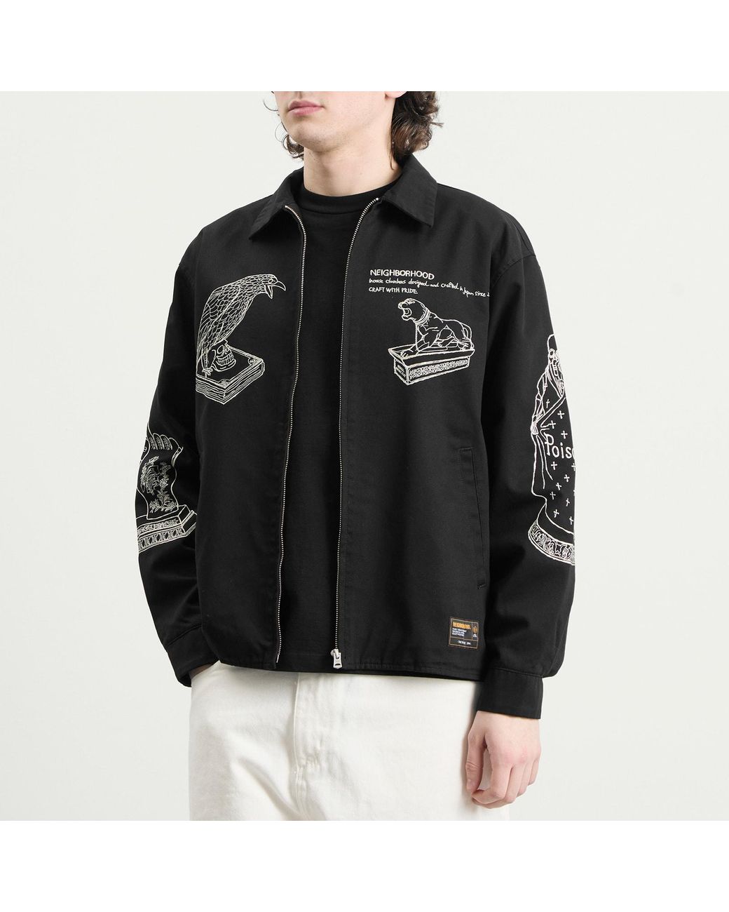 Neighborhood Black Souvenir Jacket for men