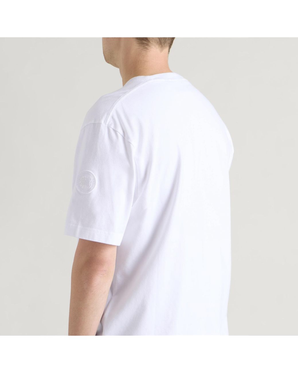 Canada Goose White Novo T-Shirt for men