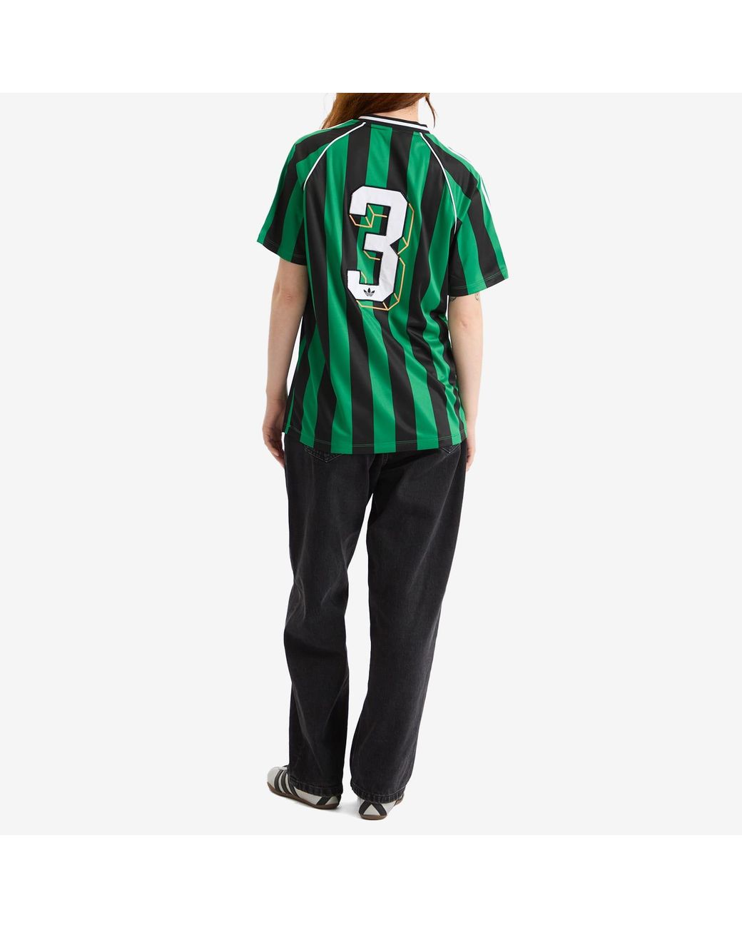 Adidas Green Striped Jersey