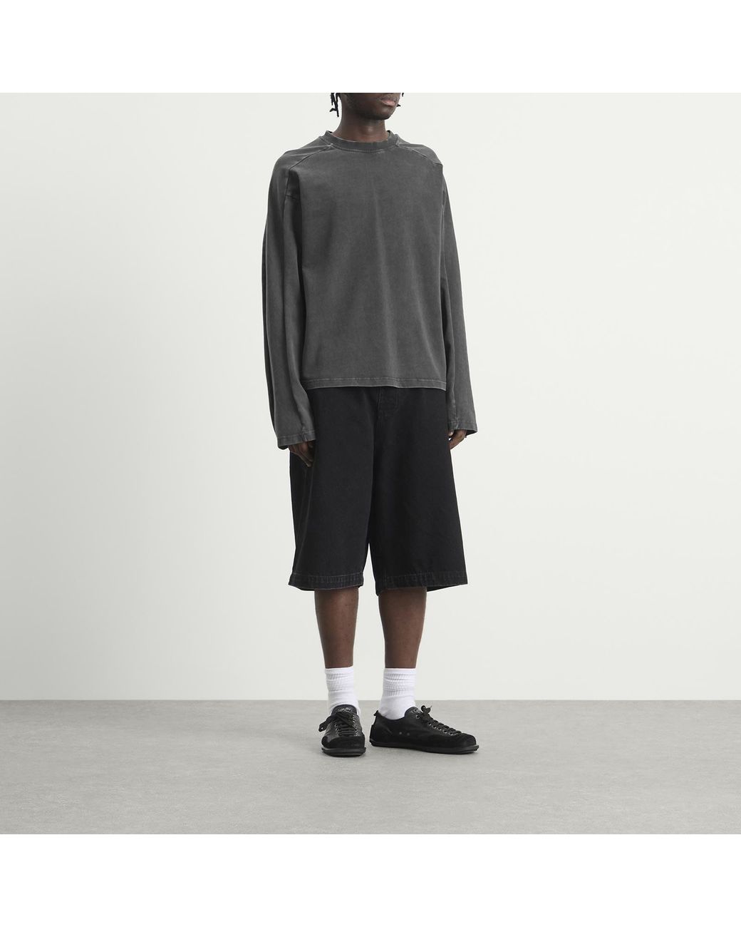 Entire studios Gray Heavy Long Sleeve Top for men