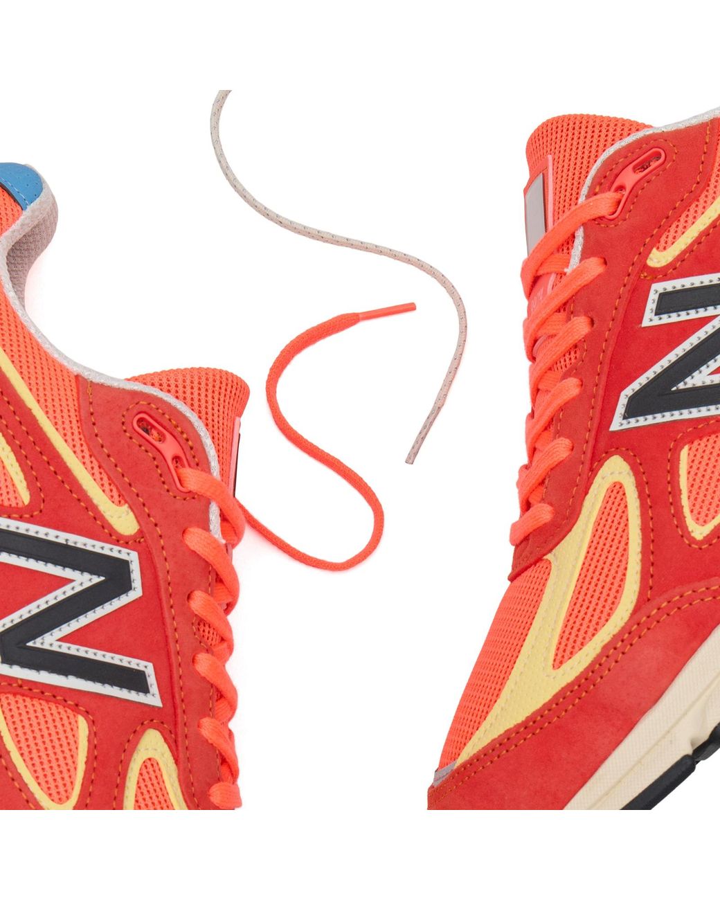 New Balance Red 990V4 Sneaker