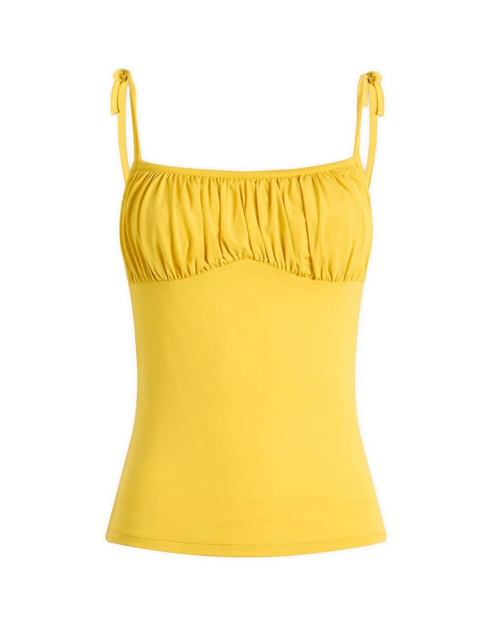 Peachy Den Yellow Kylie Cami Top