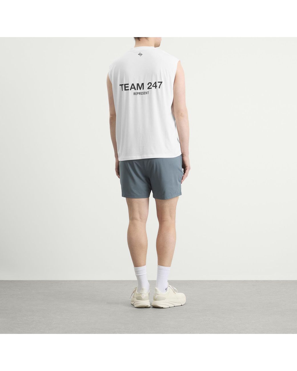 REPRESENT 247 White Represent Team 247 Oversized Tank for men