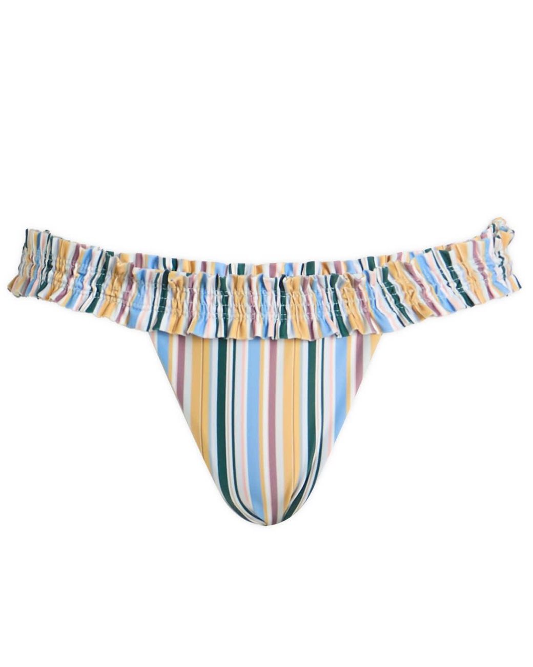 Faithfull the Brand Tavira Bikini Bottom in Blue | Lyst Canada