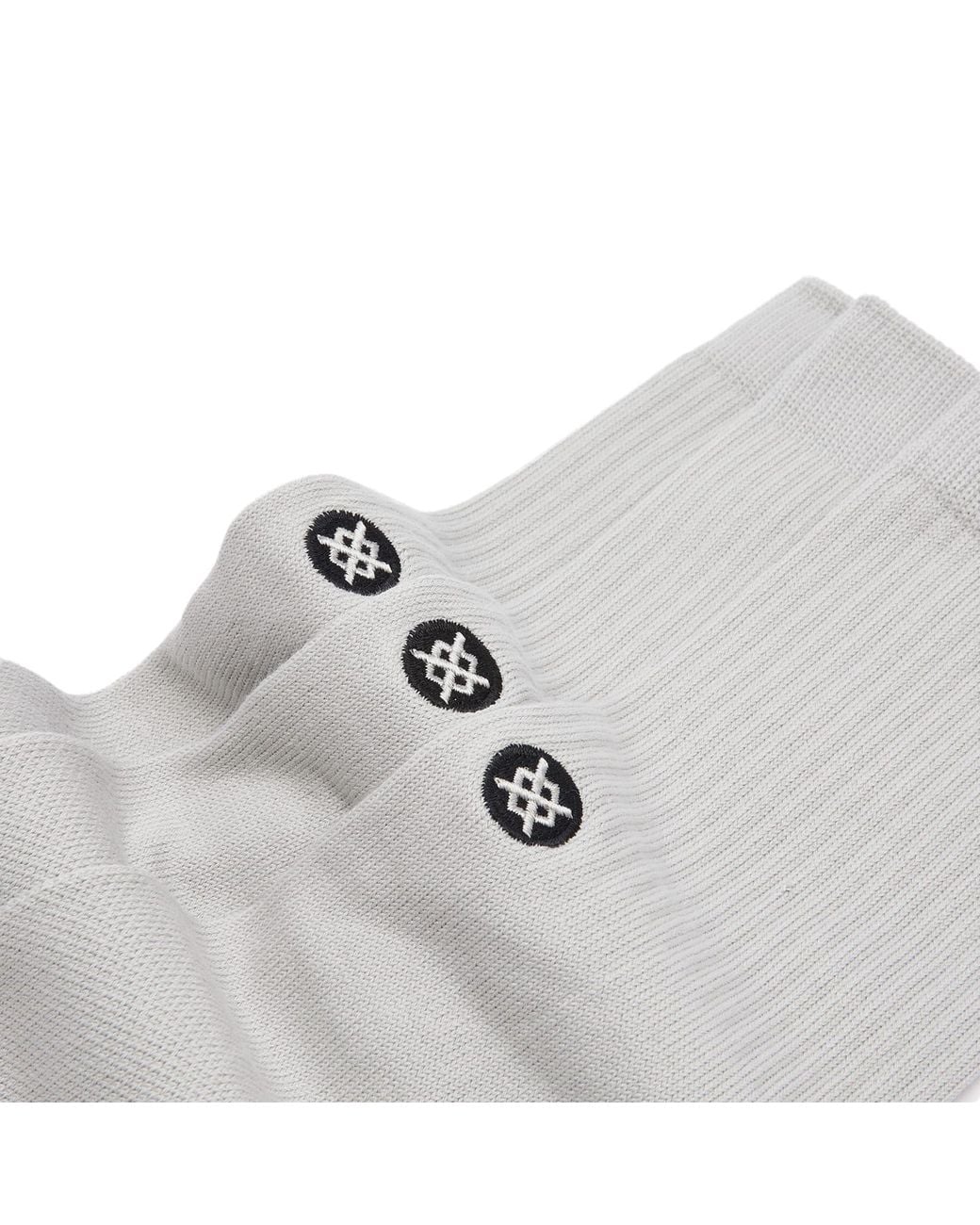 E by END. White Stance For Basic Crew 3-Pack