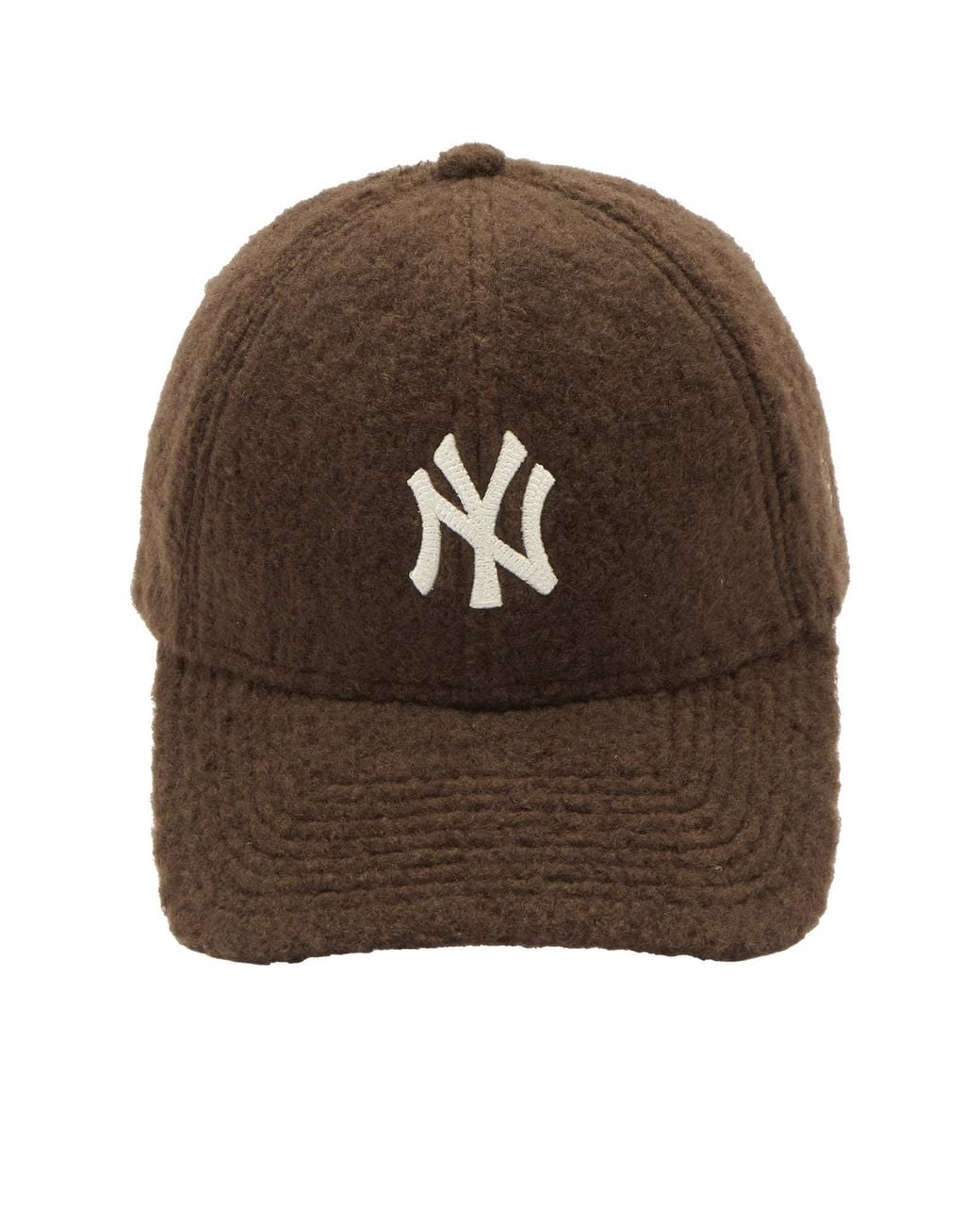 KTZ Brown New York Yankees Winter Borg 9Forty Cap
