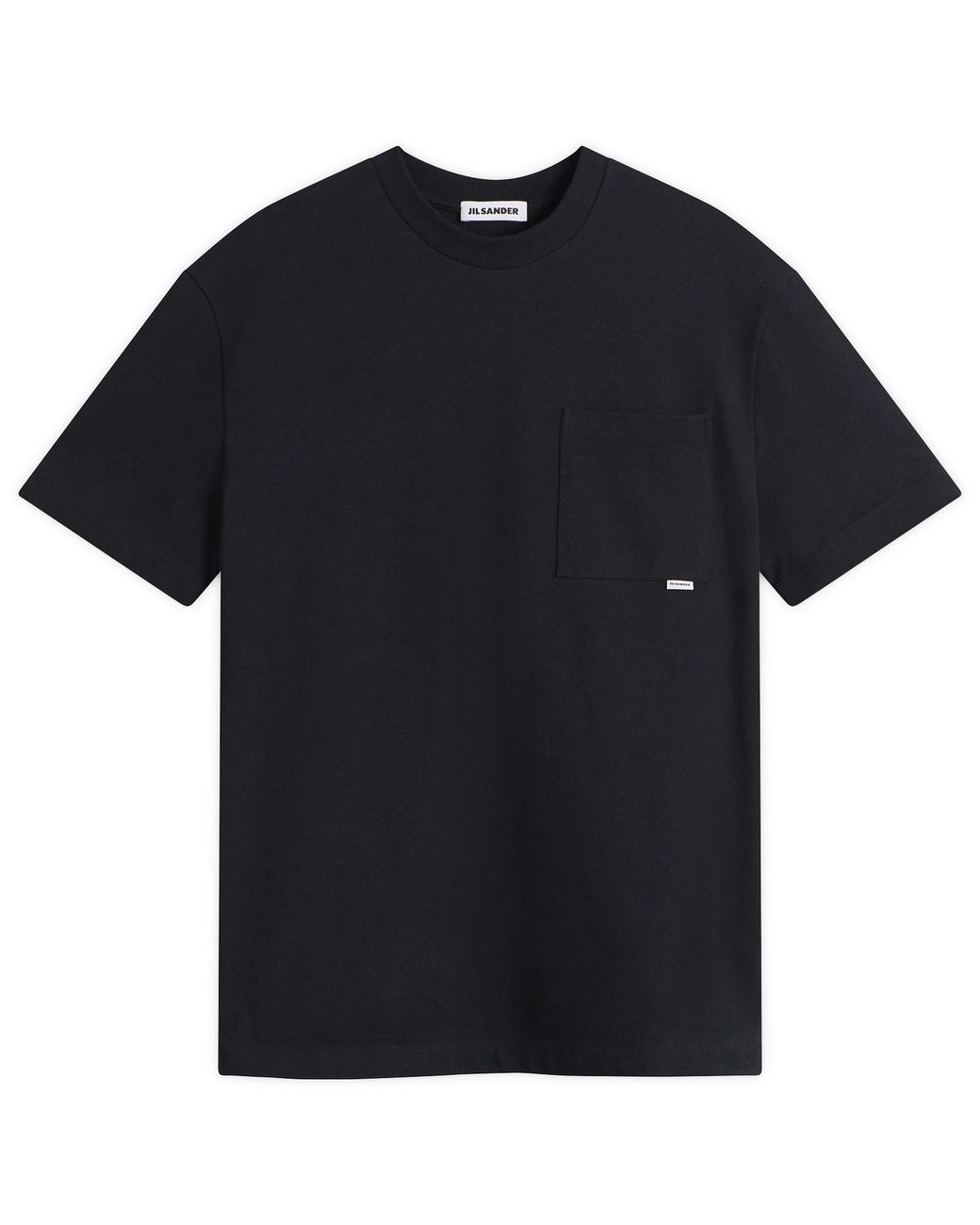 Jil Sander Black Jil Logo T-Shirt for men