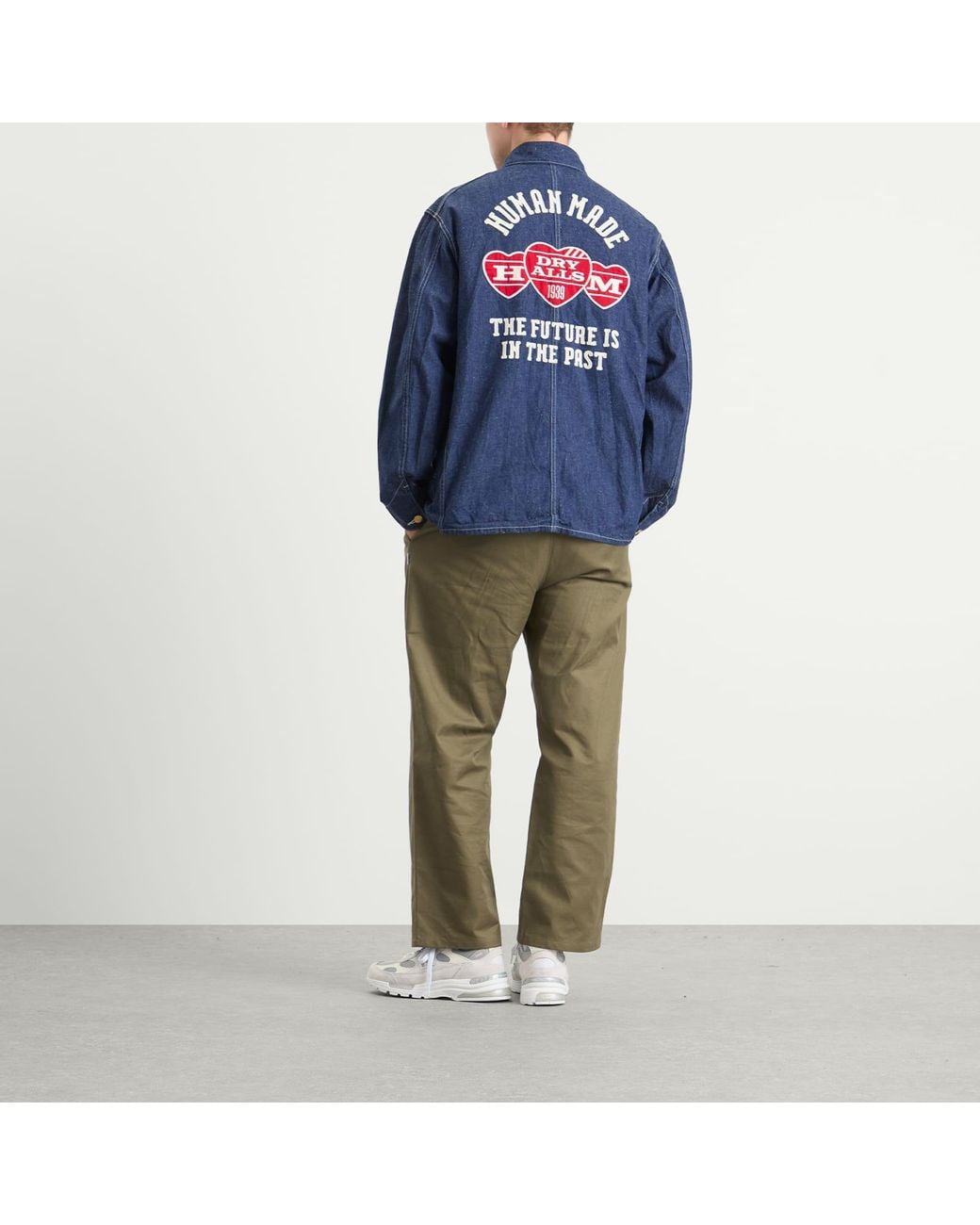 Human Made Blue Denim Coverall Jacket for men