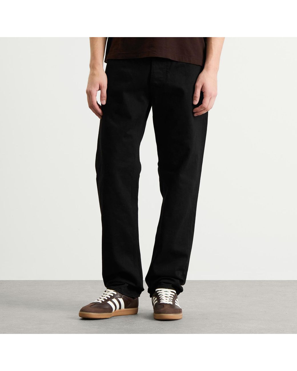 Stone Island Bull Denim-Tc Straight Jeans in Black for Men | Lyst