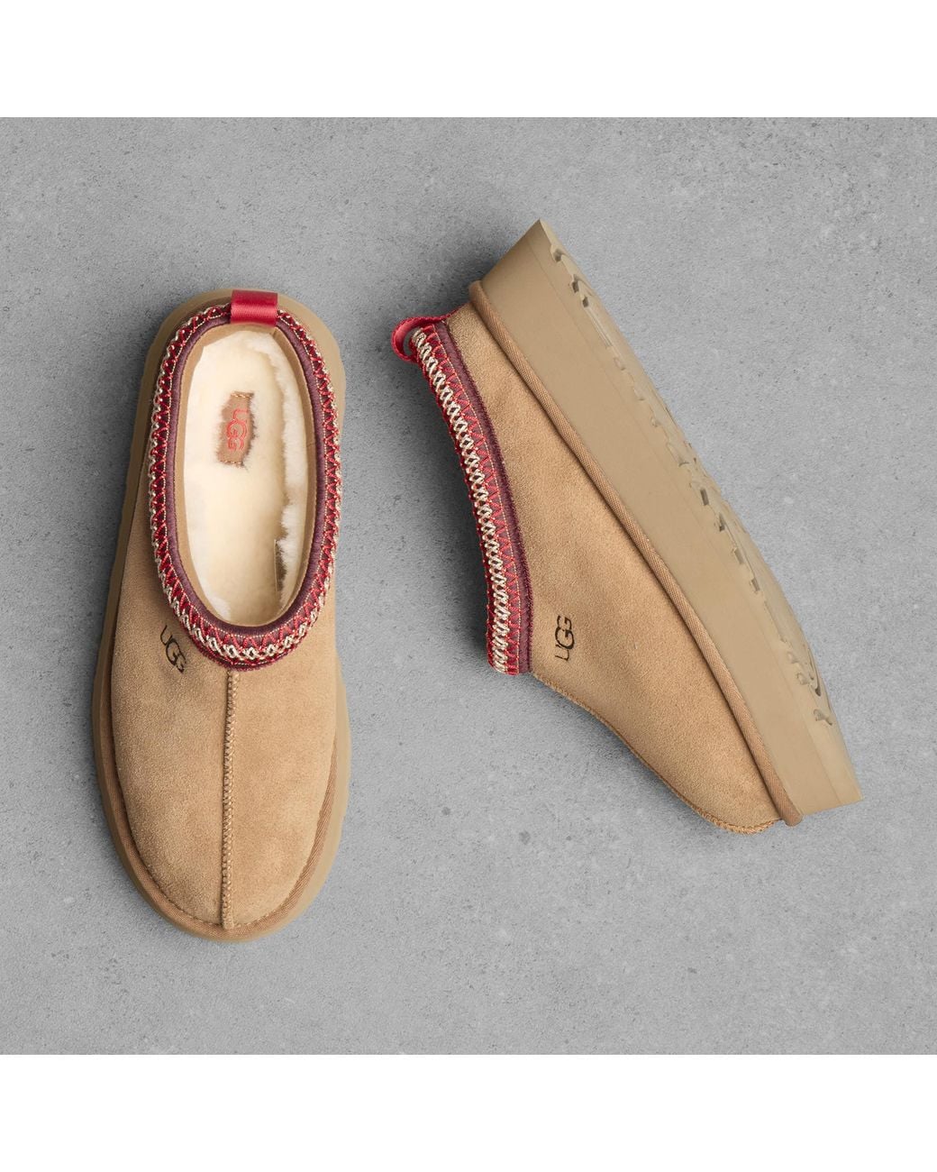Ugg Brown Tazz Ii Slip On Platform Shoe