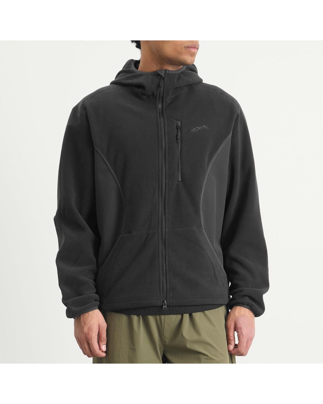 Mellow Clo Black Canopy Fleece for men