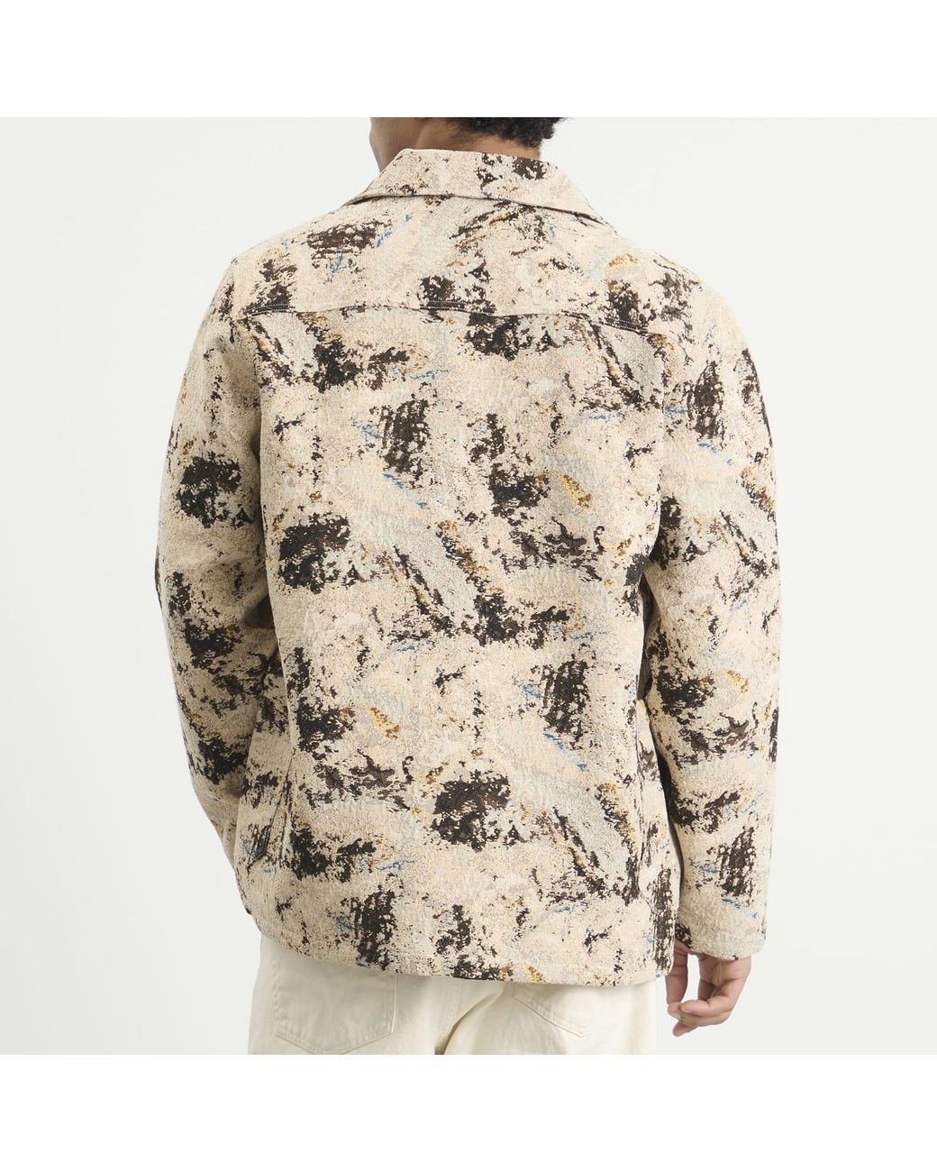 Kestin Brown Jacquard Ormiston Jacket for men
