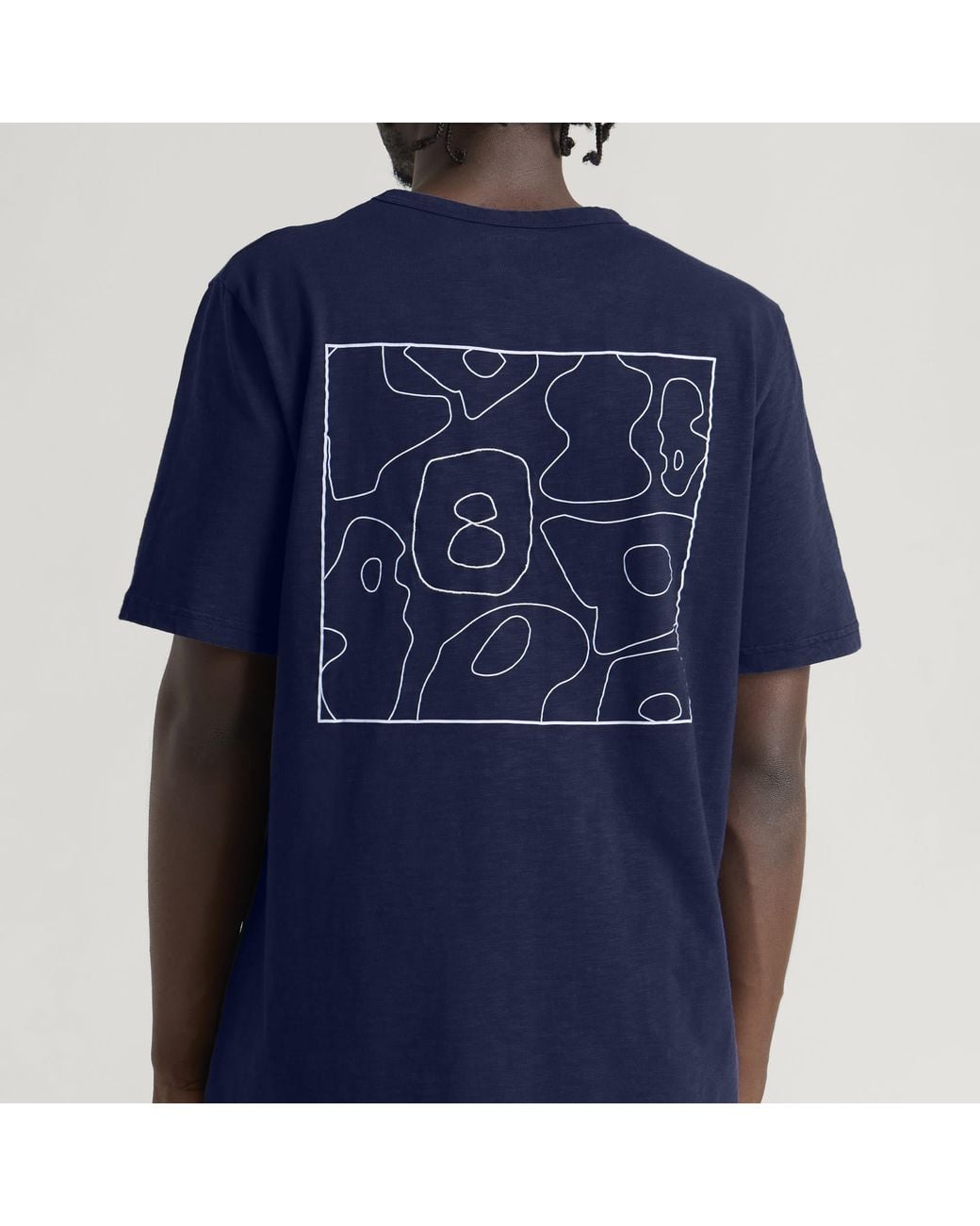 Folk Blue Cast T-Shirt for men