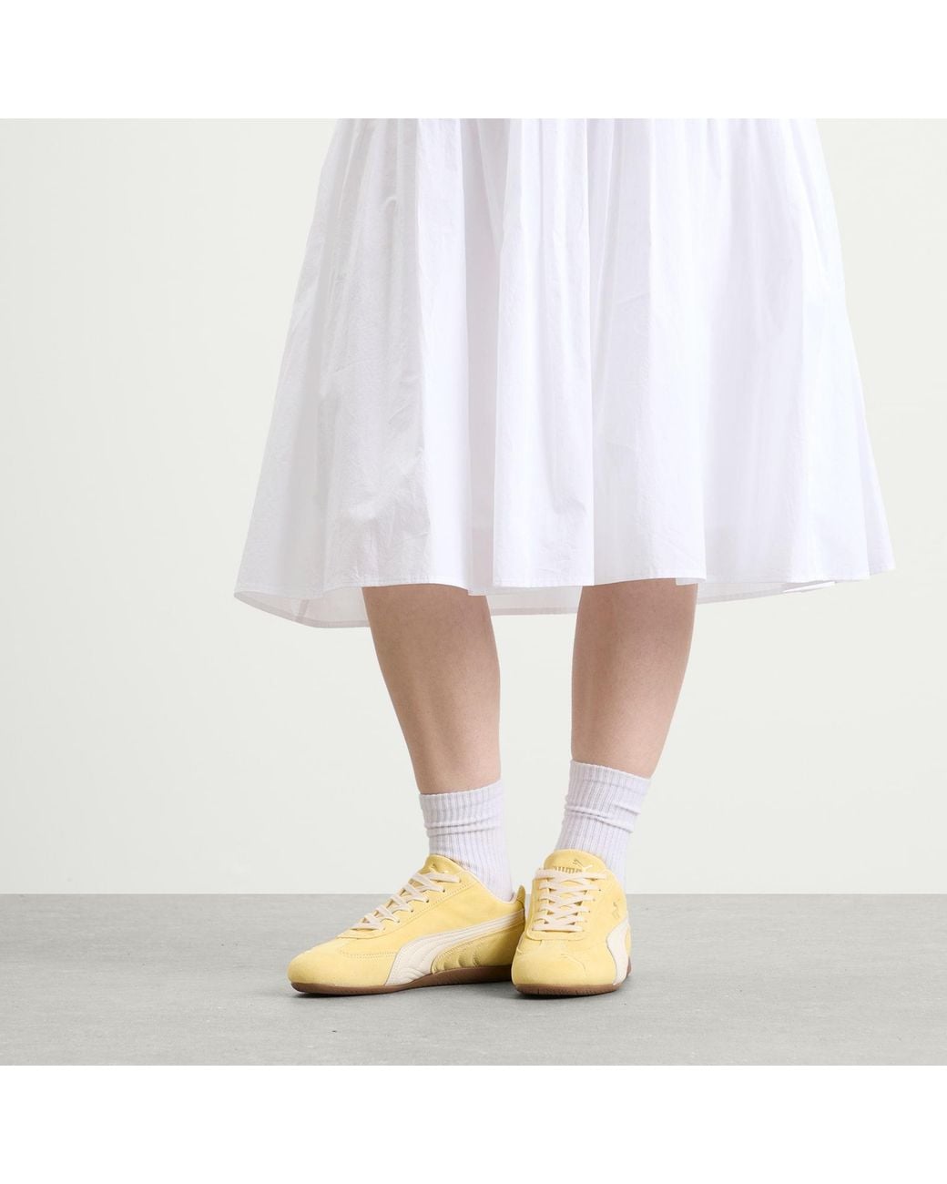 PUMA Yellow Speedcat Faded Sneaker