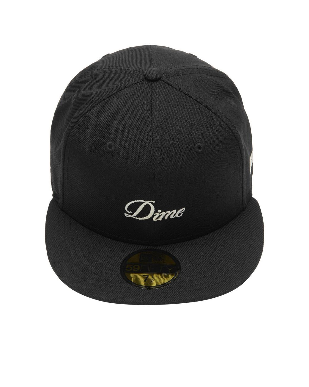 Dime Black Cursive New Era Cap for men