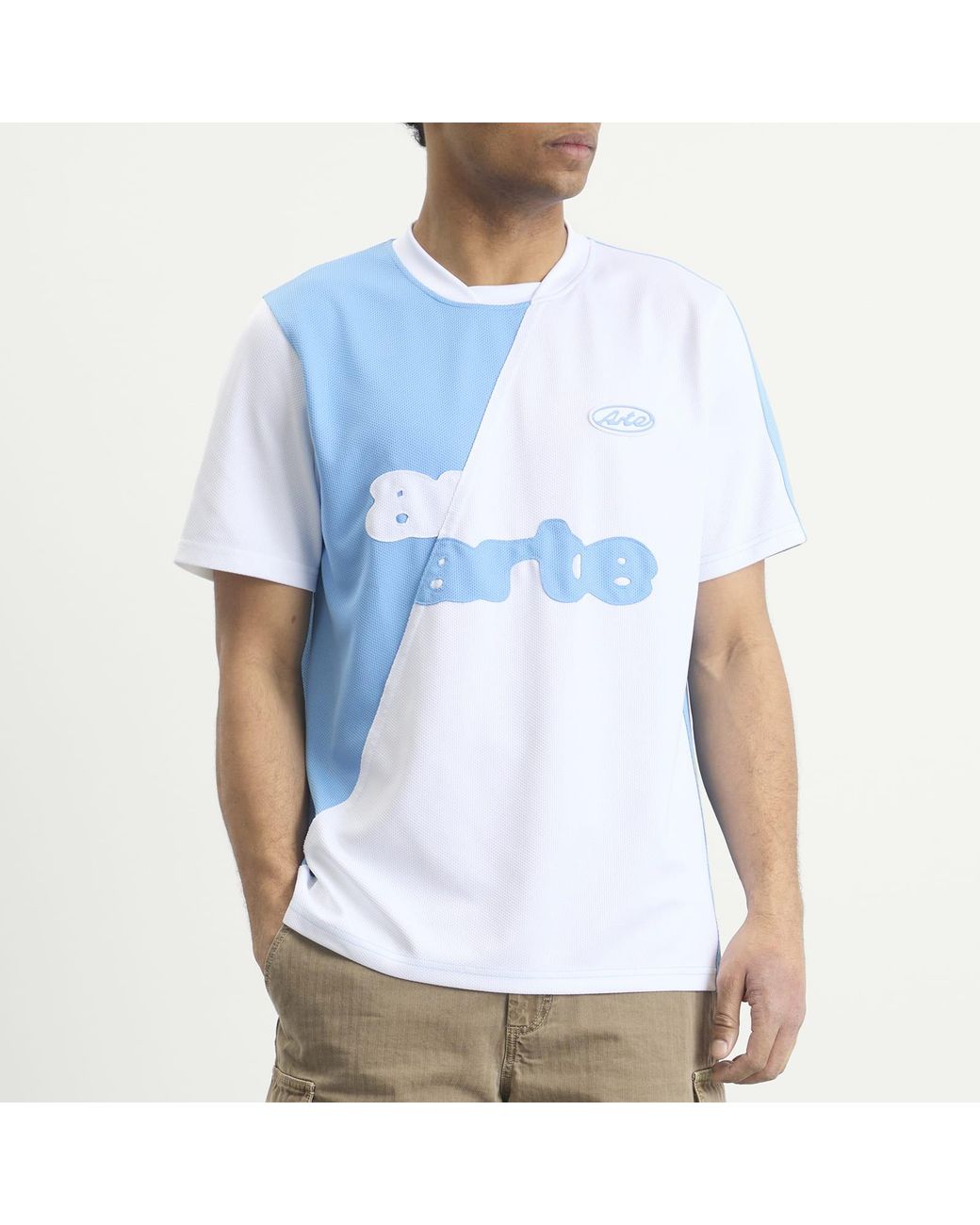 Arte' Blue Football T-Shirt for men