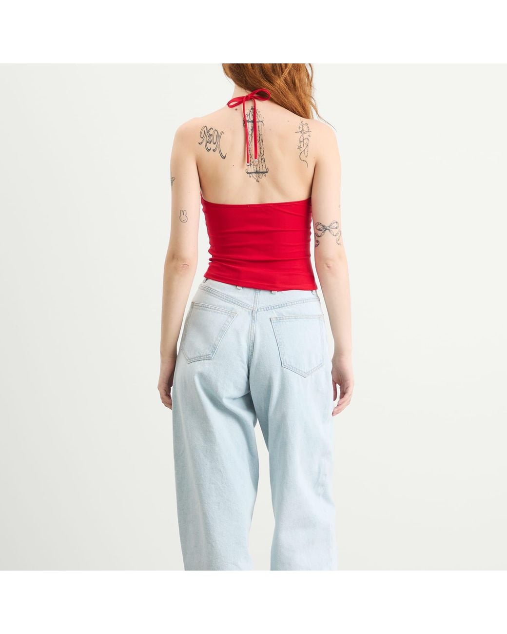 Feners Red Gresca Top