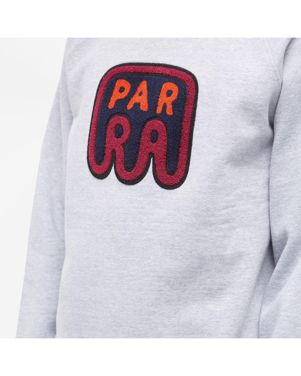 by Parra Fast Food Logo Crew Sweat in White for Men Lyst UK