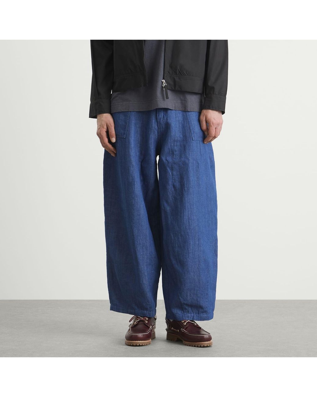FRIZMWORKS Blue Denim Balloon Pants for men