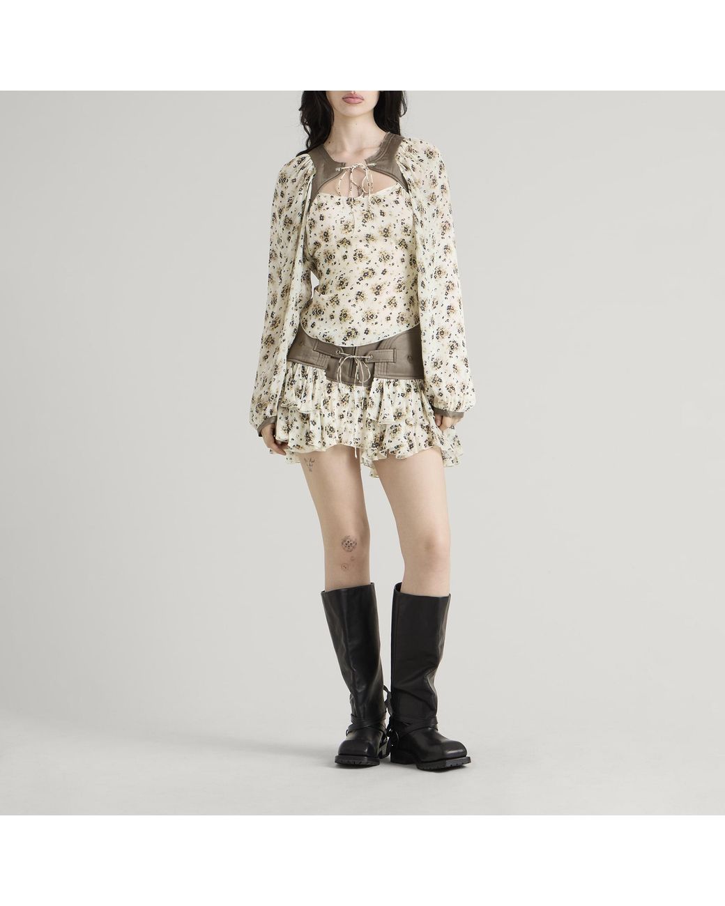 KNWLS Natural Sable Blouse