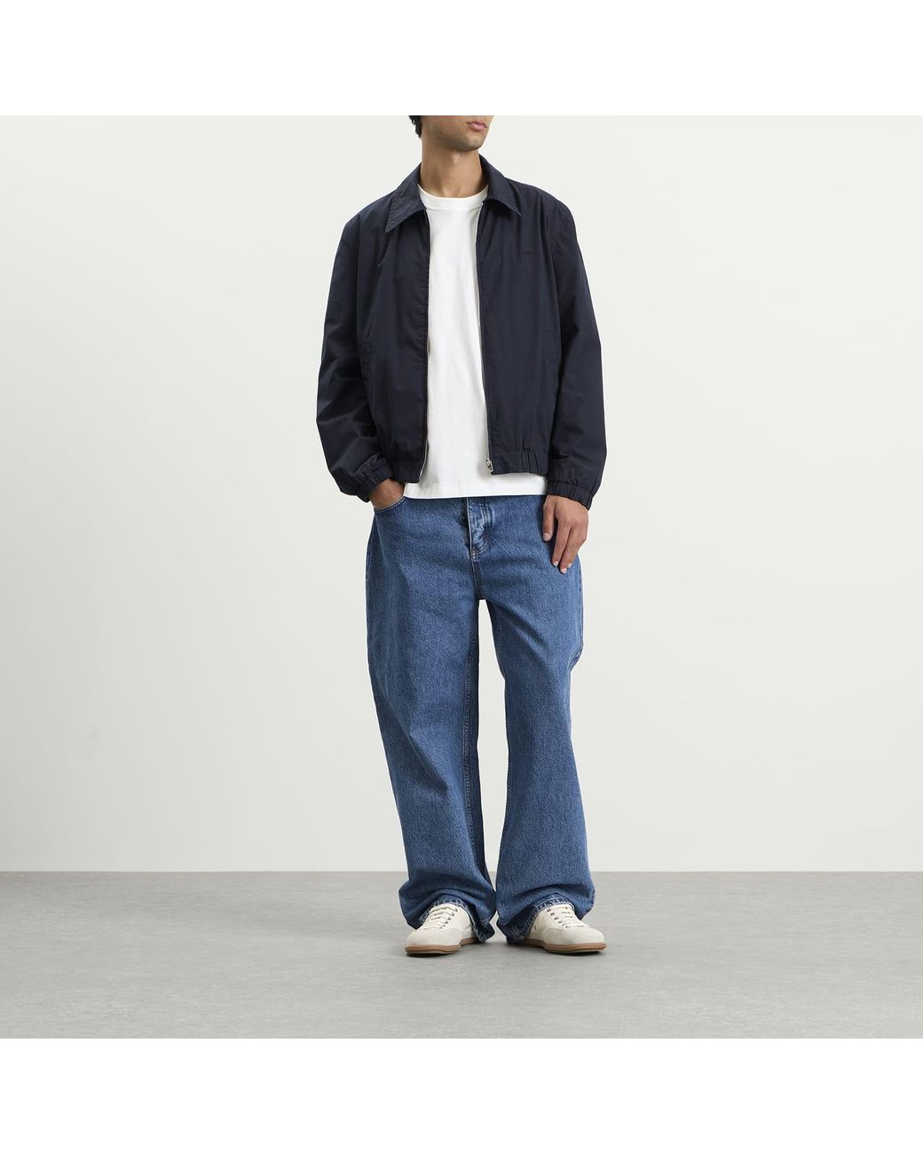 A.P.C. Blue Alexis Blouson Jacket for men