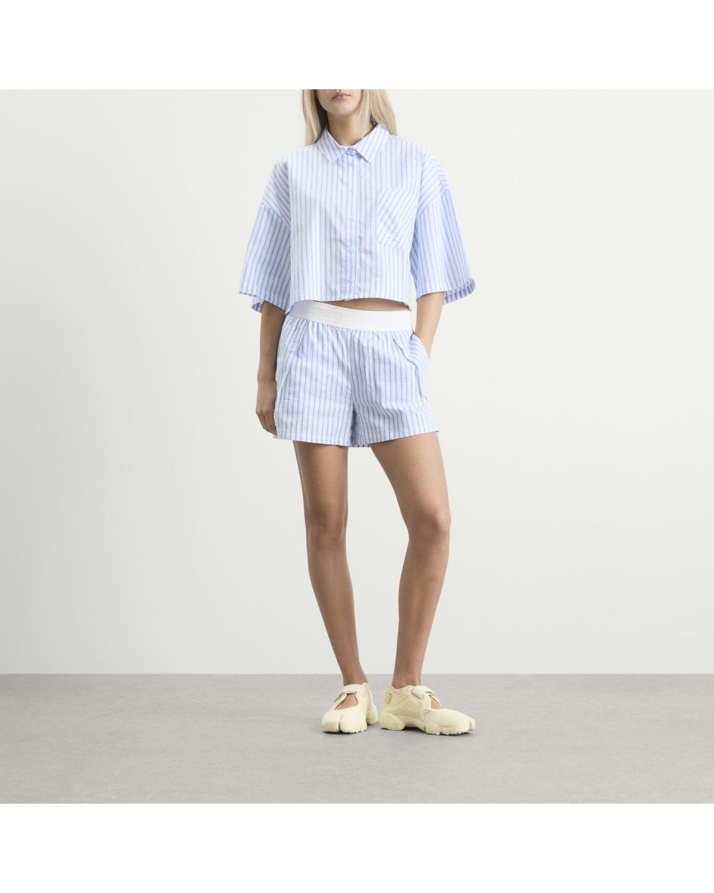 Nike Blue Stripe Shorts