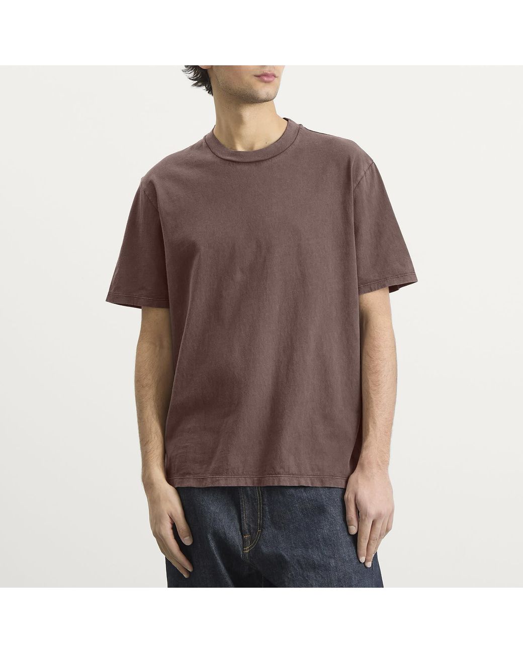 Our Legacy Brown Worn Box T-Shirt for men