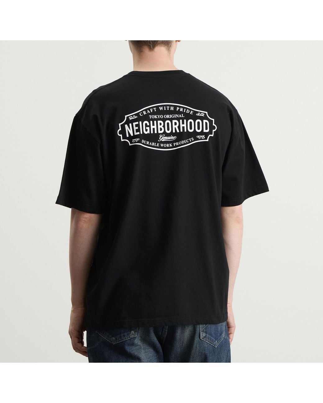 Neighborhood Black Ss-1 T-Shirt for men