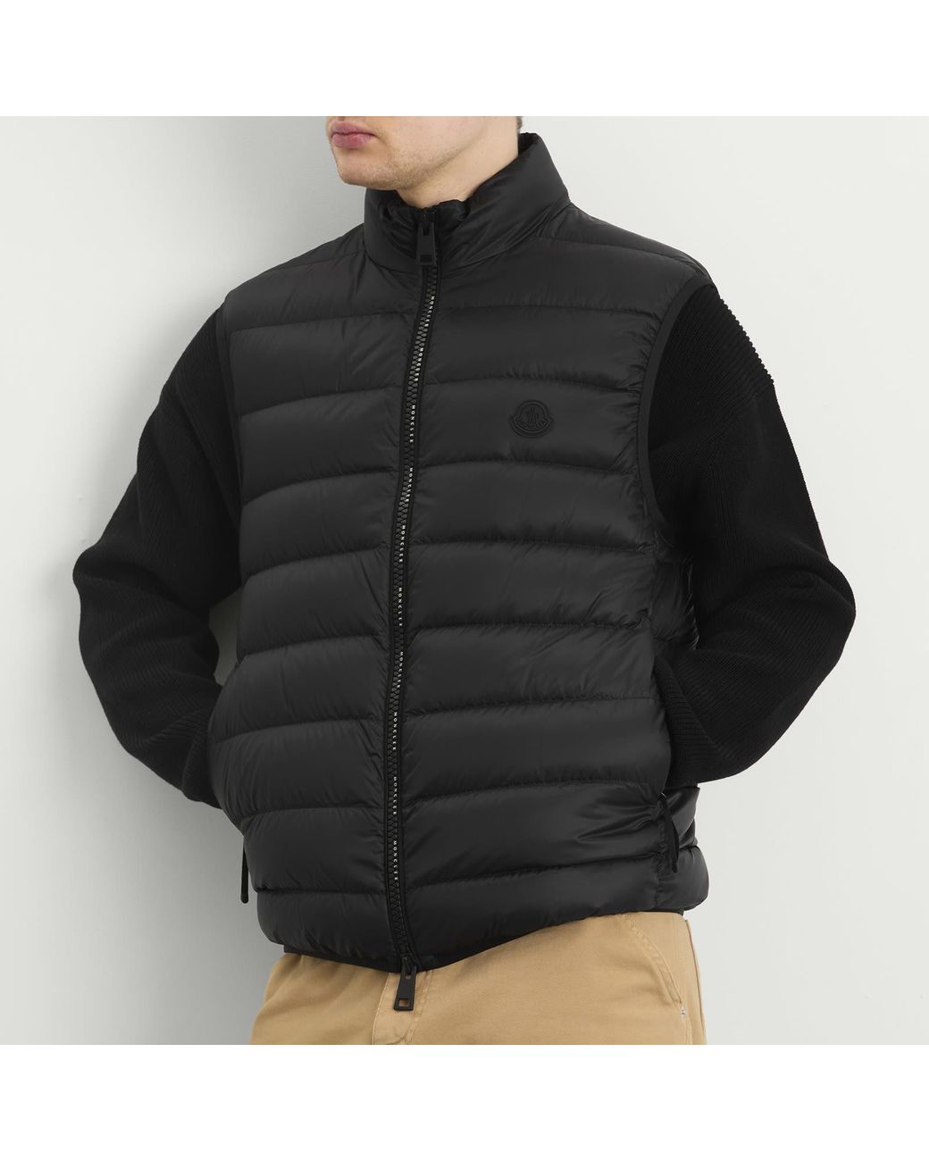 Moncler Black Deneb Nylon Vest for men