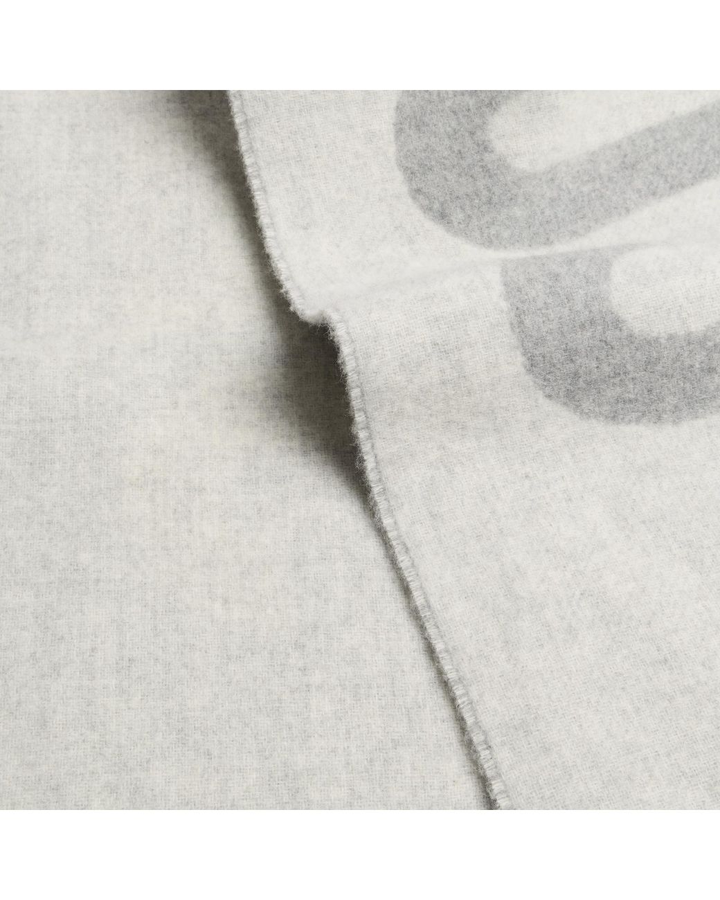 Jacquemus White Logo Scarf for men