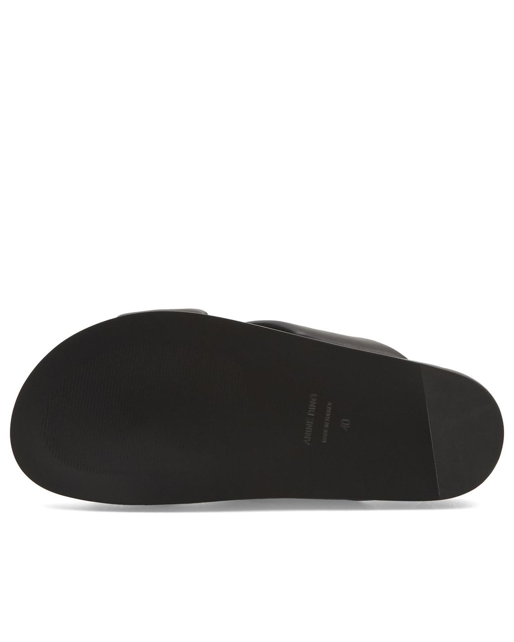 Anine Bing Black Emi Slides