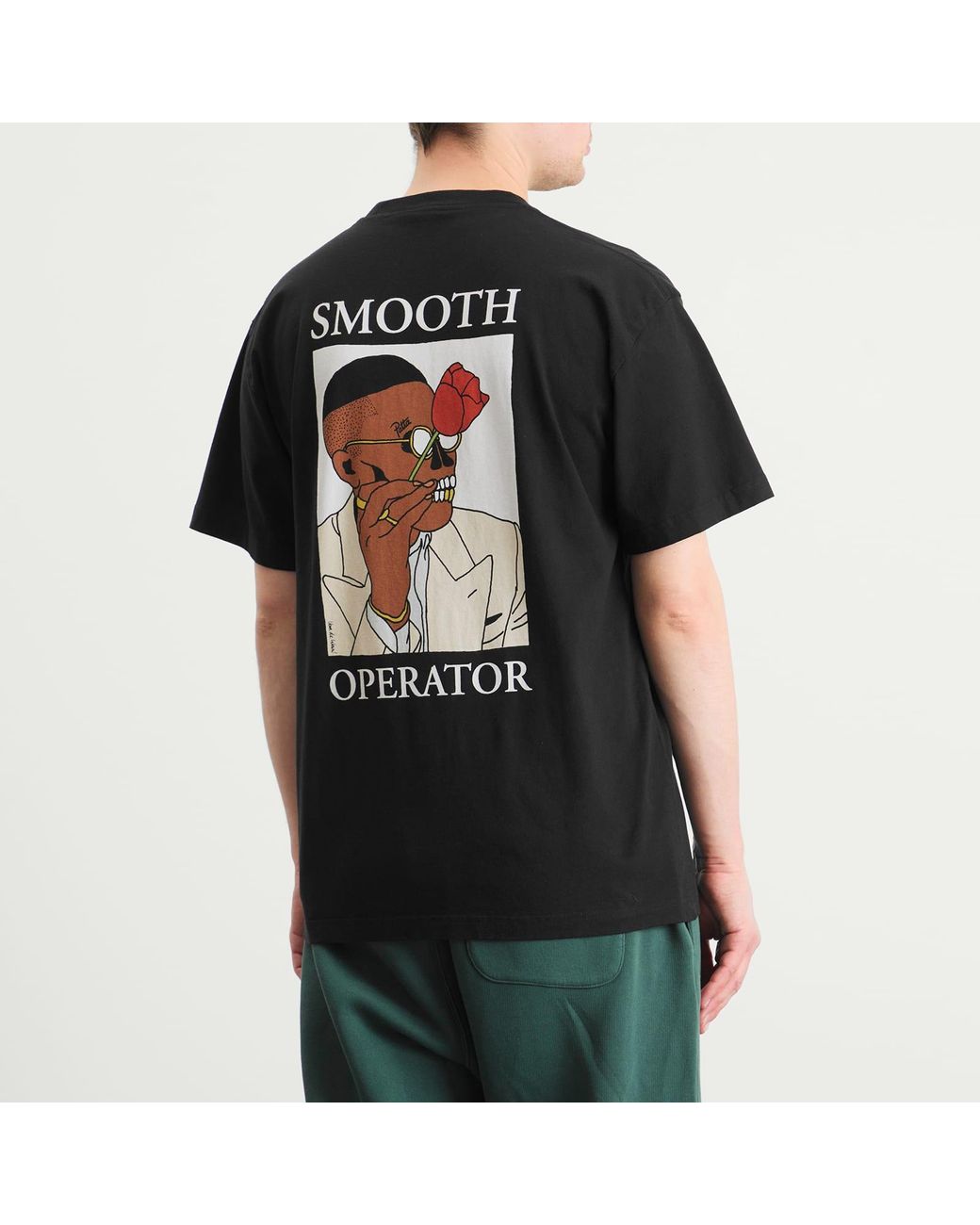 PATTA Black Smooth Operator T-Shirt for men