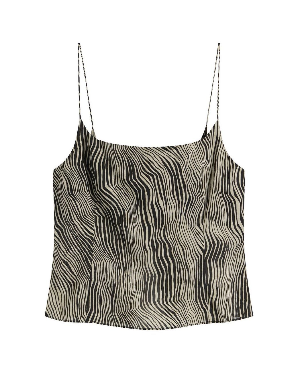 St. Agni Gray Savannah Silk Cami