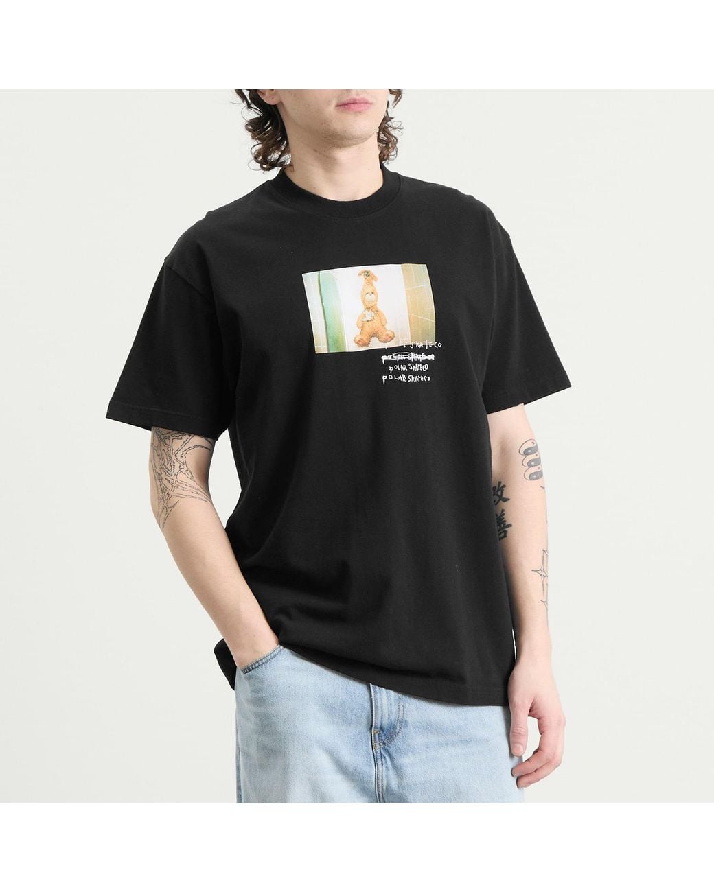 POLAR SKATE Black Bunny 2 T-Shirt for men